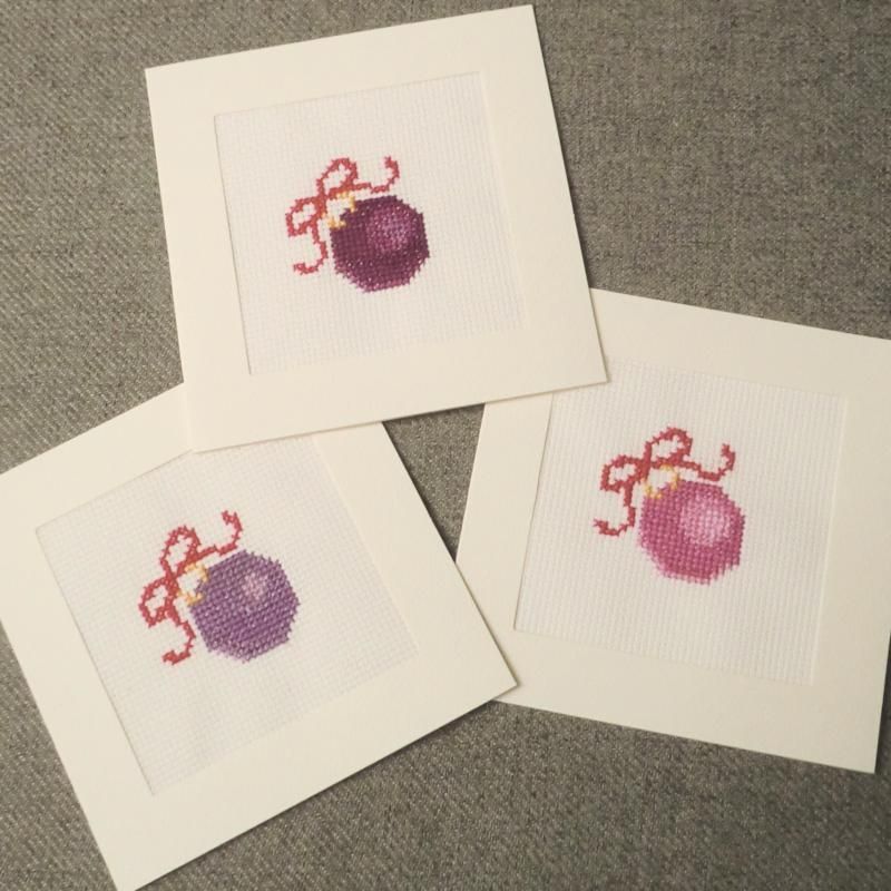 Julekuler #1- broderisett