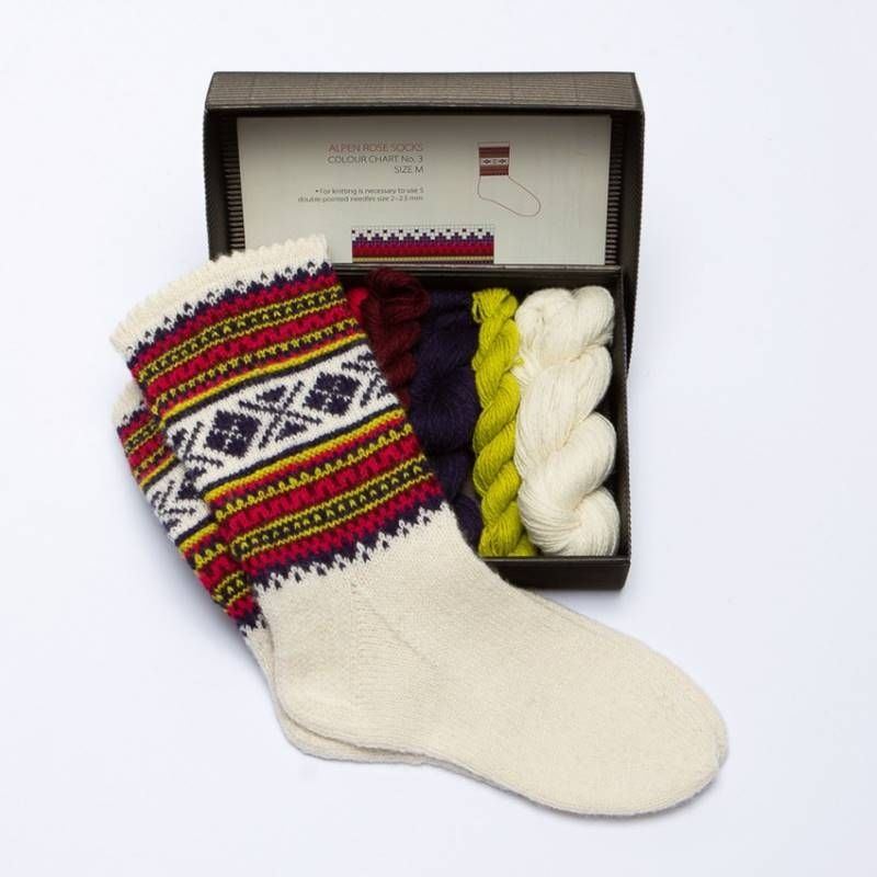 Alpen rose socks