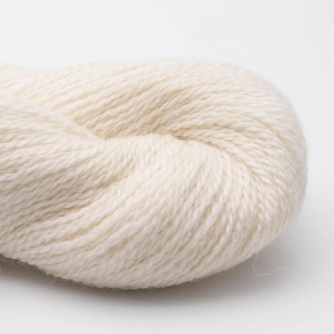 Hovedbilde Babyalpaca - Naturlig hvit (ufarget)