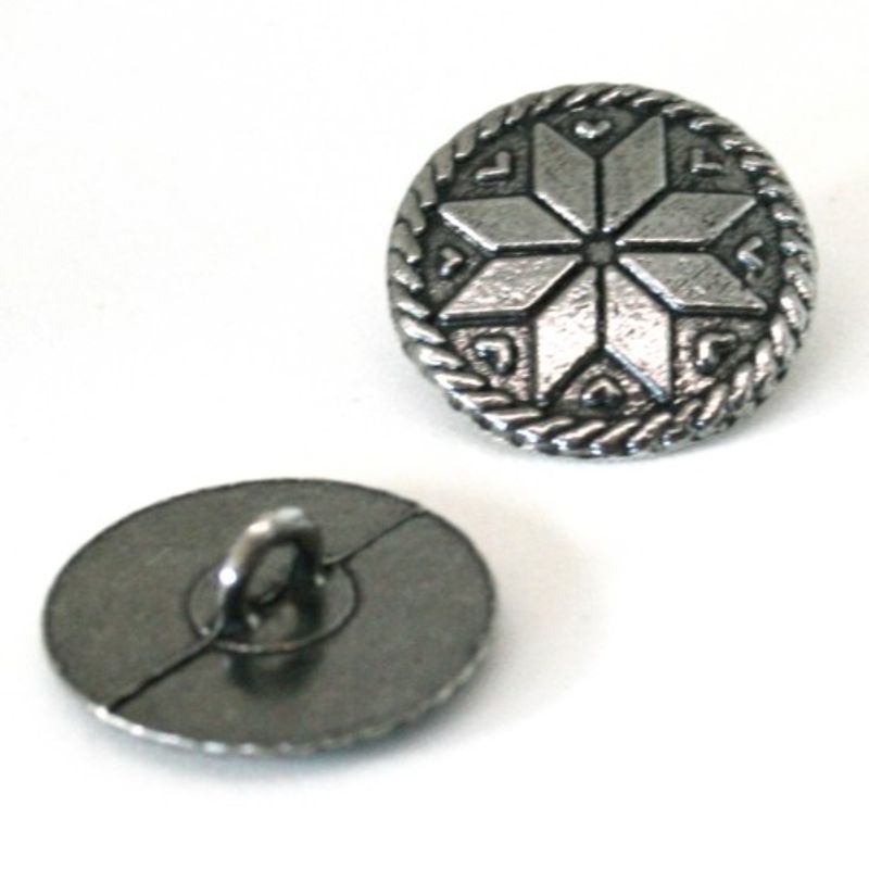 Selbu - tinnknapp 21 mm